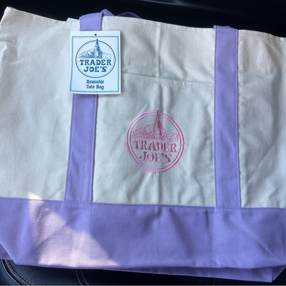Trader Joe’s Large Lavender Tote